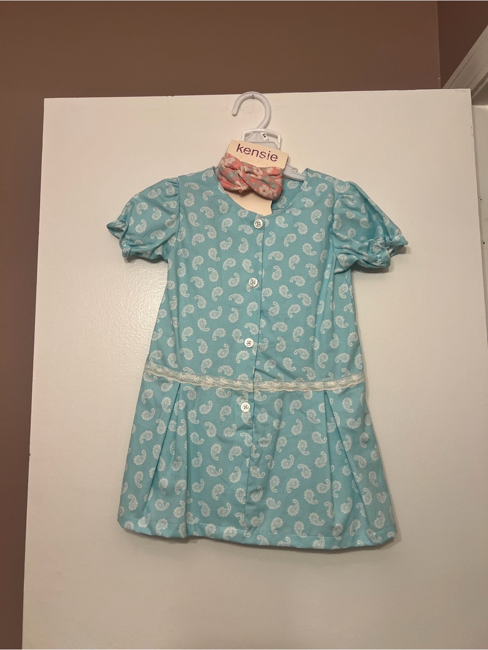 Retro Style Paisley Infant Kensie Dress